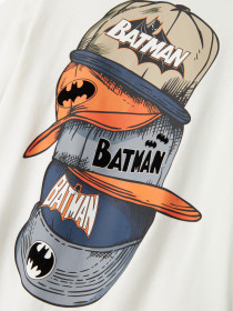 NAME IT Batman T-shirt Add Cloud Dancer